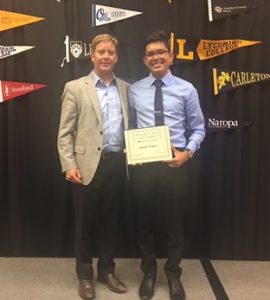 PEAK Resources at KIPP _ Tom Brinegar with Student Manny Garabay KIPP 2_CROP